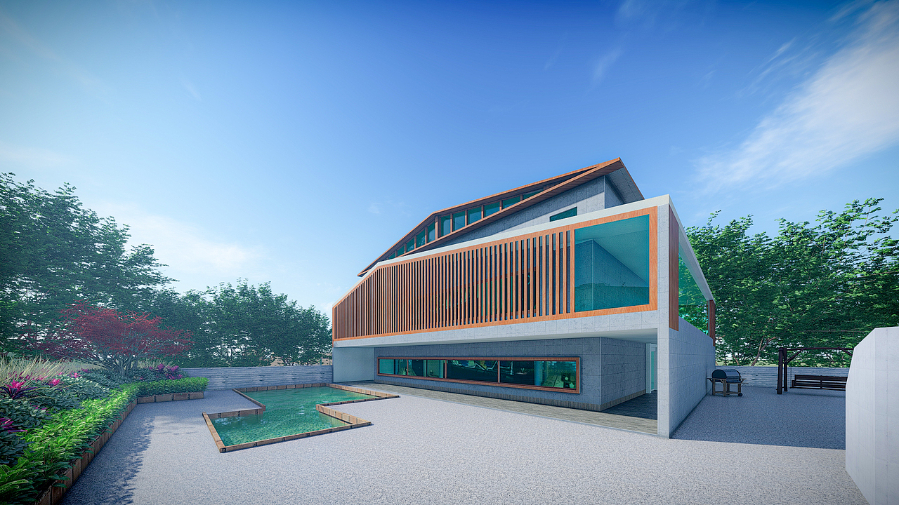 LUMION景观建筑效果图