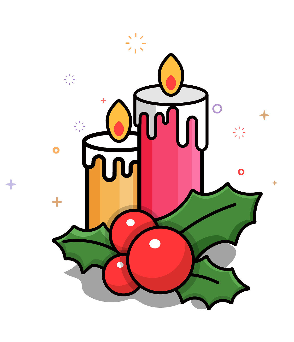 圣诞插画（图ZMjgxOTEyODA4） - 儿童插画 - 站酷设计师猫姐设计原创素材 - 站酷ZCOOL