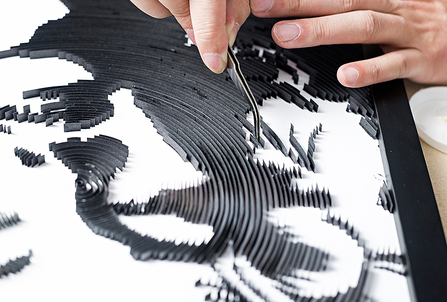 衍紙畫之赫本（圖ZMTU2MTEwMjY0） - 其他手工藝 - 站酷設(shè)計師poster創(chuàng)意館原創(chuàng)素材 - 站酷ZCOOL