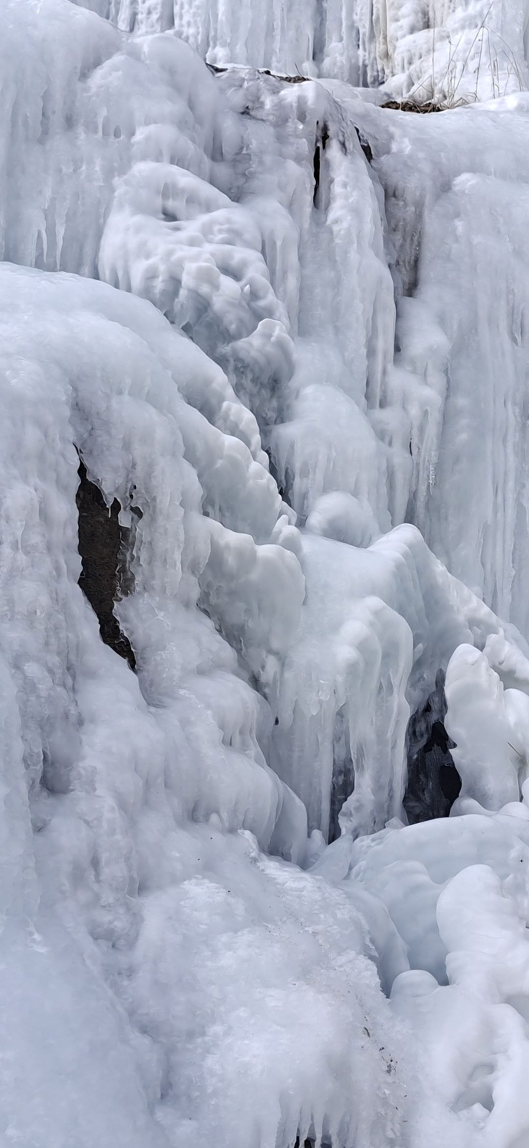冰瀑布,自然形成的美