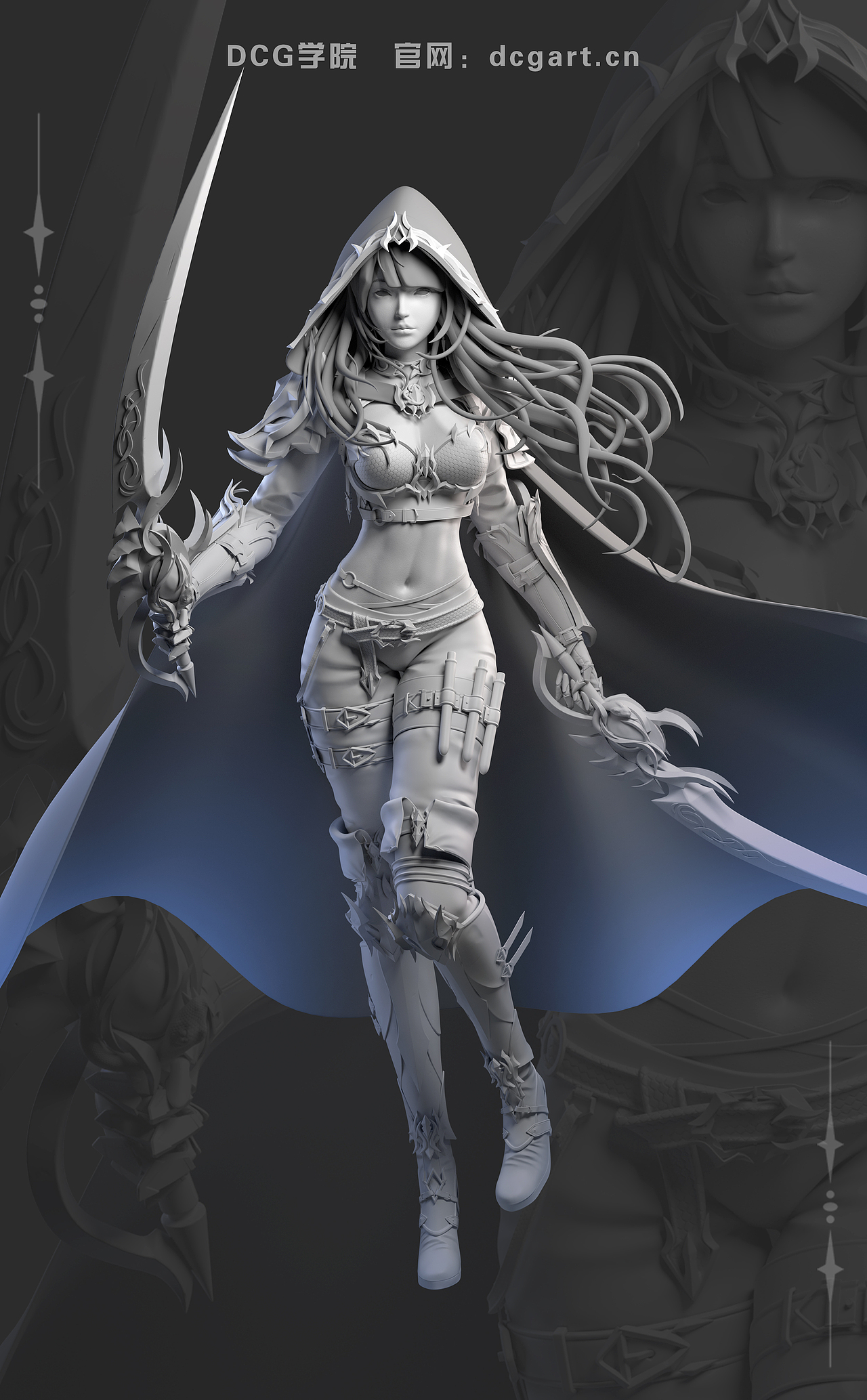 【影视女战士】|三维|人物/生物|dcg学院 - 原创作品 - 站酷 (zcool)