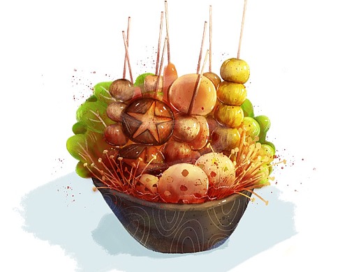 古风少女|插画|像素画|我是快乐的二货坤 - 原创作品 - 站酷 (zcool)