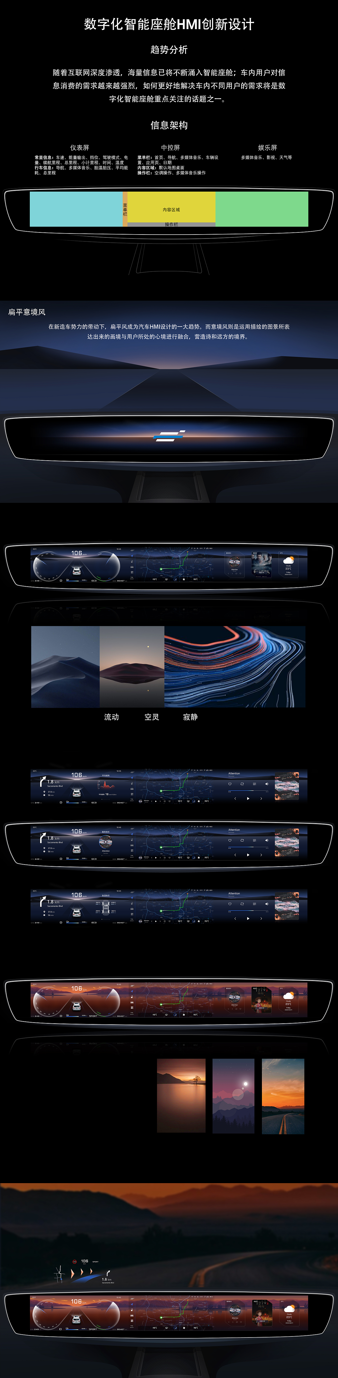 数字化智能座舱HMI创新设计（图ZMzA5Mzg2MDM2） - 交互/UE - 站酷设计师毛毛爱画图原创素材 - 站酷ZCOOL