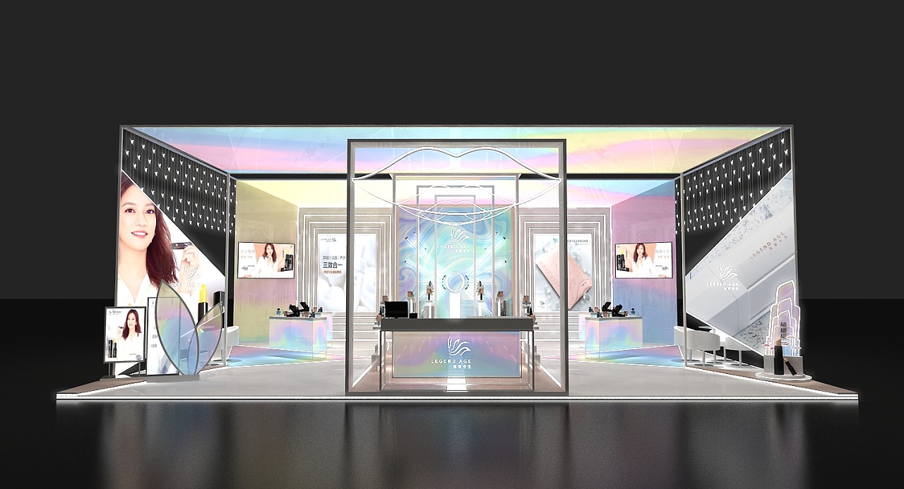 美博会展会效果图设计