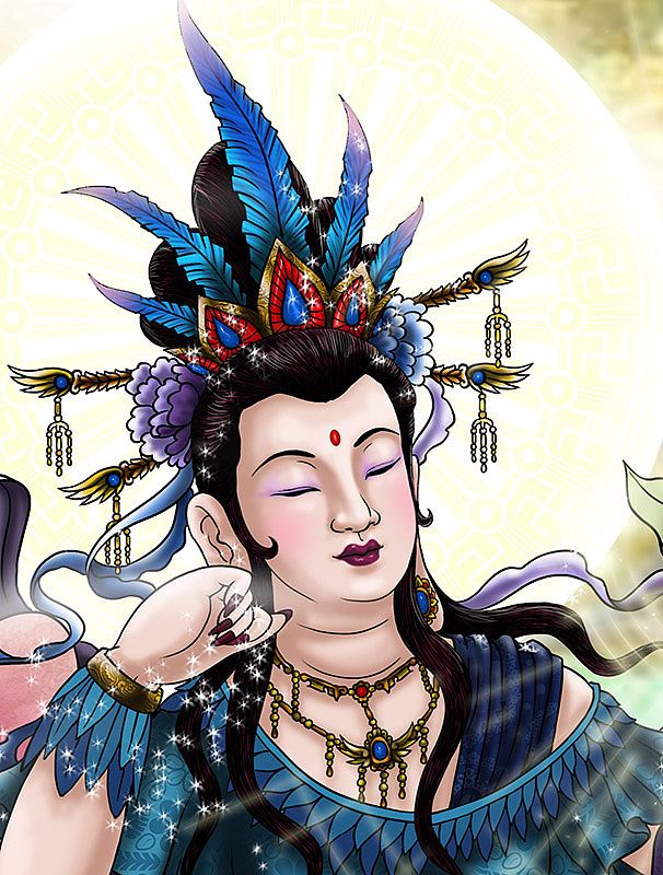 西游记人物谱毗蓝婆菩萨