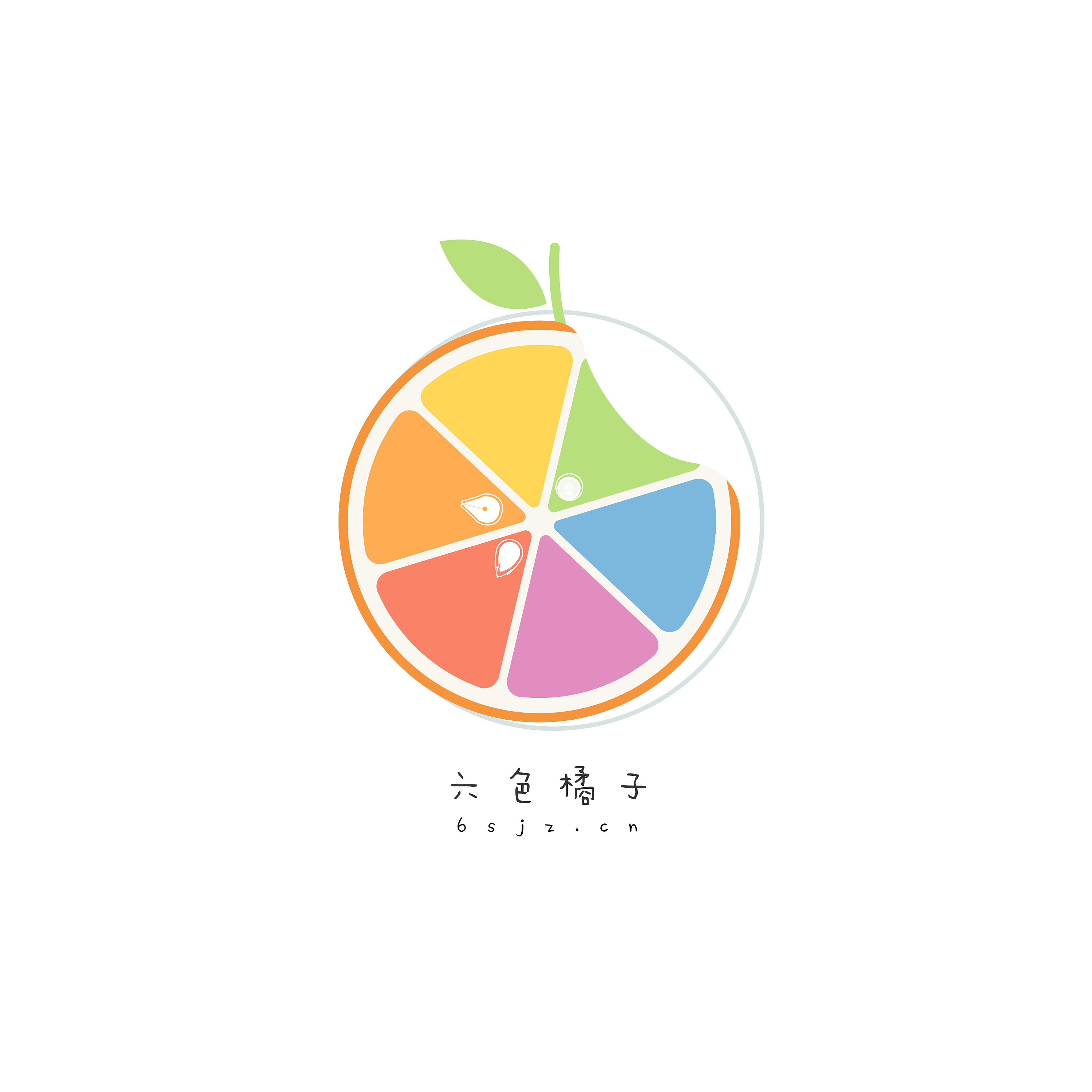 六色橘子 网站icon