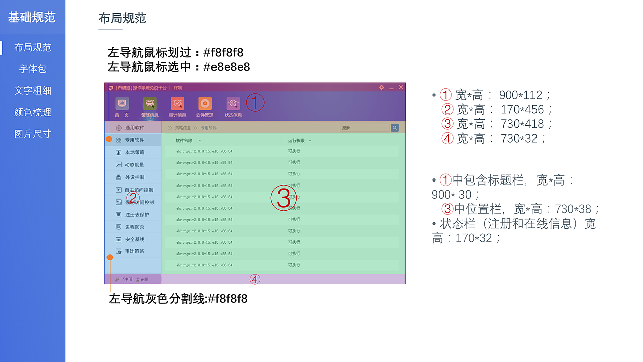 “白细胞”操作系统免疫平台|终端规范（图ZMTMyMjMyMzAw） - 软件界面 - 站酷设计师抹茶_Yan原创素材 - 站酷ZCOOL