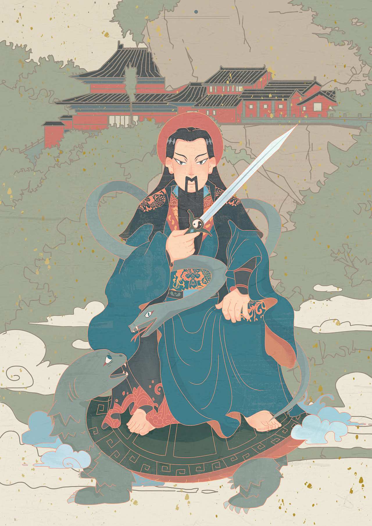 武当山特色的动漫形象及其文创衍生品设计