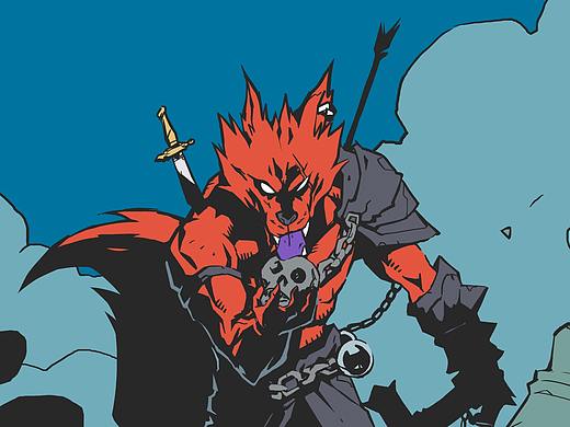 夜狼（個人主頁-ZNDkzNjIzNzY=） - 游戲原畫 - 站酷設計師anggong原創(chuàng)素材 - 站酷ZCOOL