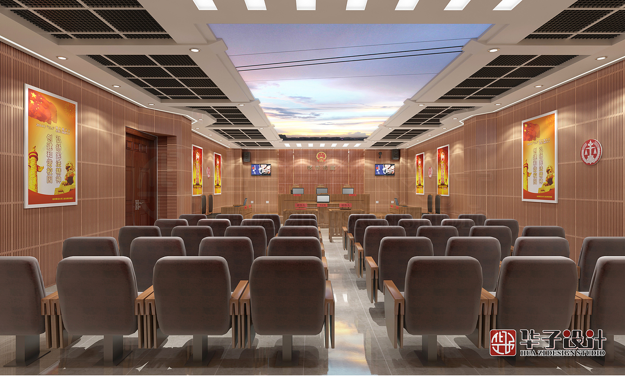 （室内）青少年法治宣传教育基地设计方案（效果图）（图ZMjgwODI2OTE2） - 建筑/空间 - 站酷设计师AngerHua原创素材 - 站酷ZCOOL