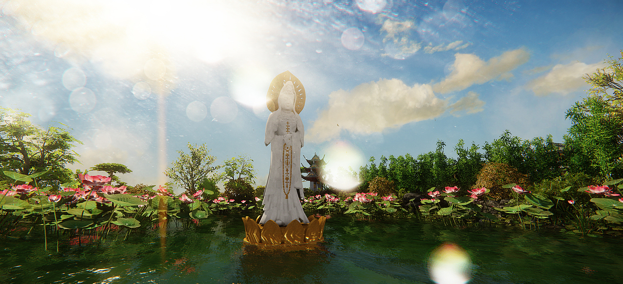 仙佛寺（图ZMTk0NjI4Mjg=） - 场景 - 站酷设计师高诺科技原创素材 - 站酷ZCOOL