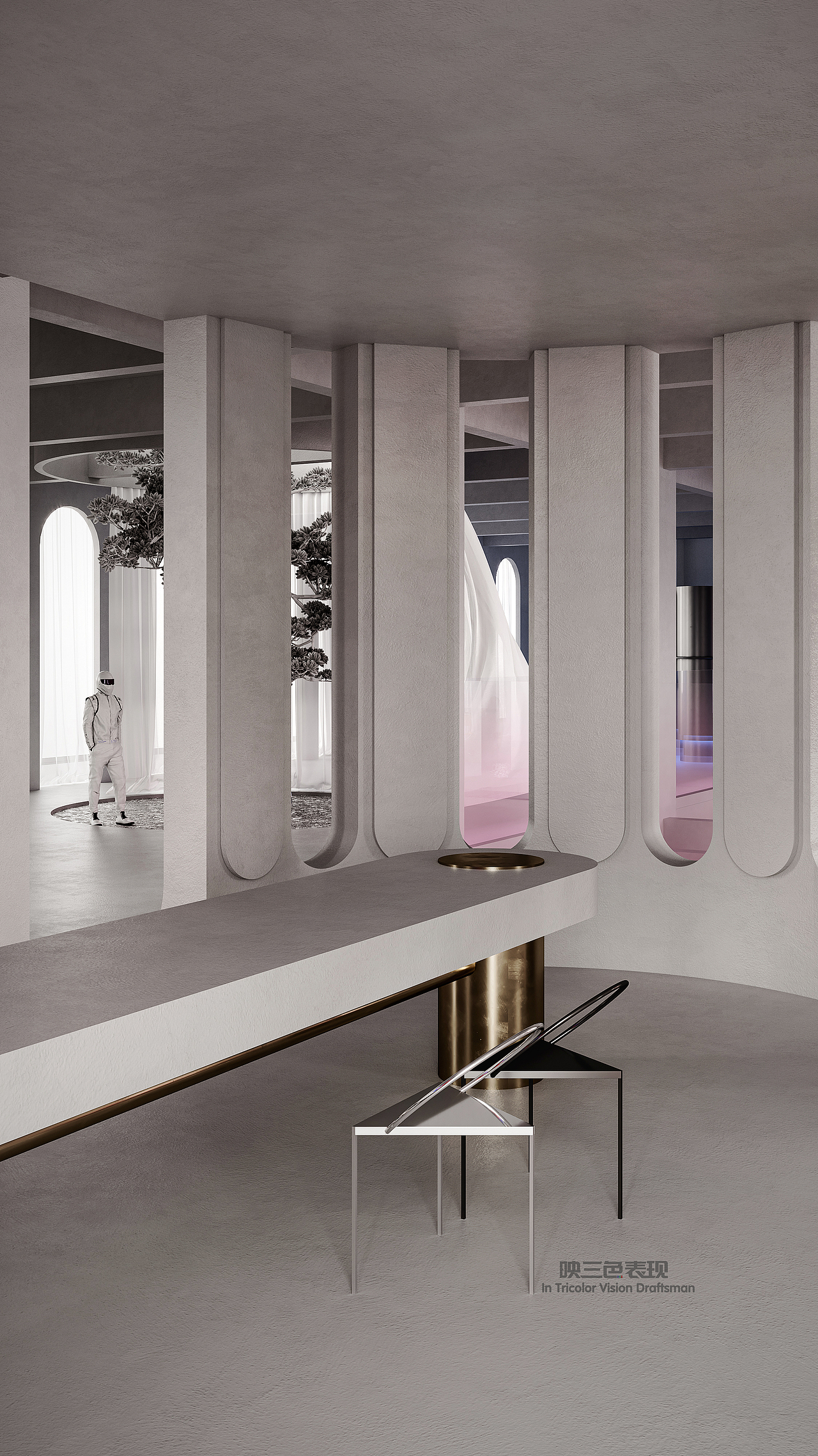 in-Tricolor ：解构经典与陆离配色，引领科幻未来风潮（图ZMjY5MDEzMTA0） - 商业空间设计 - 站酷设计师映三色视觉表现原创素材 - 站酷ZCOOL