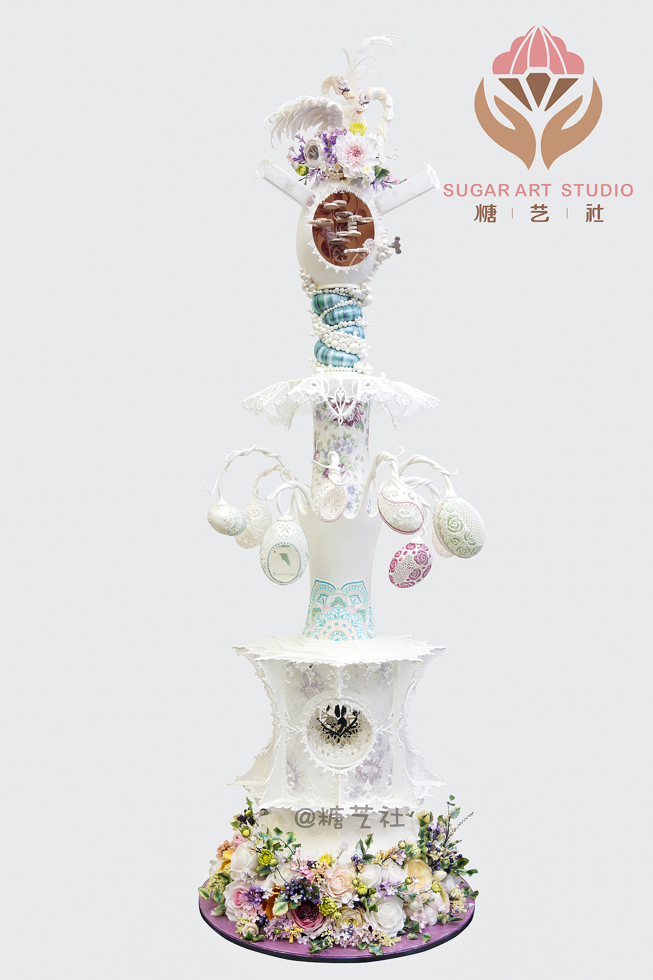 糖艺社翻糖工艺大师顾碧清-2017年日本东京蛋糕展作品(图ZMTQxNzY1NTE2) - 工艺品设计 - 站酷设计师糖艺社原创素材 - 站酷ZCOOL
