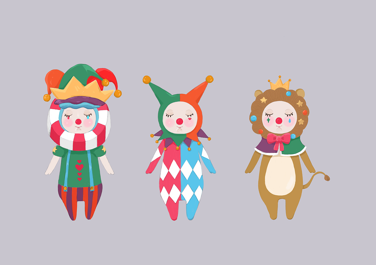 马戏团卡通ip速建速渲