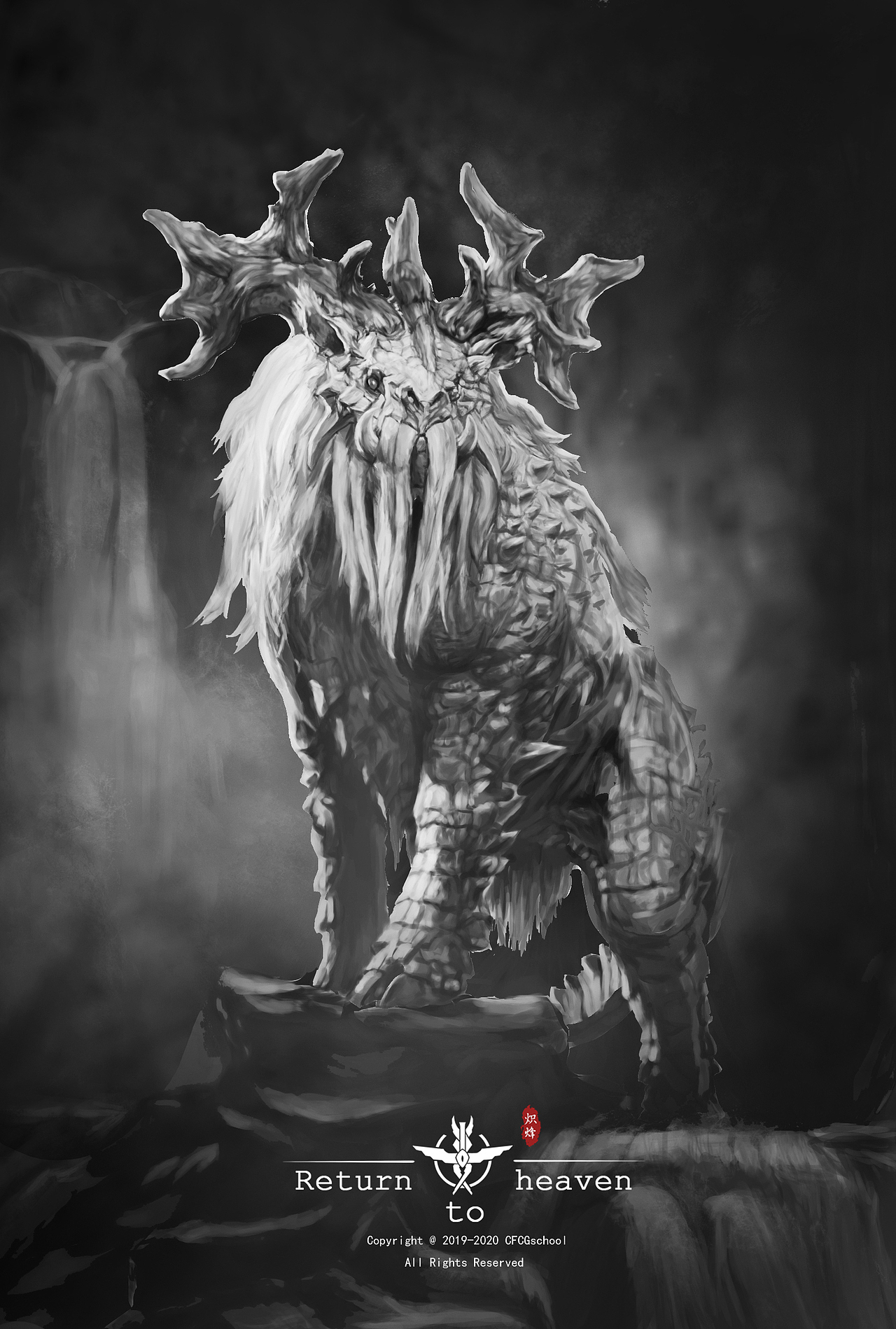 怪物CG走一波(黑白也是有美感)