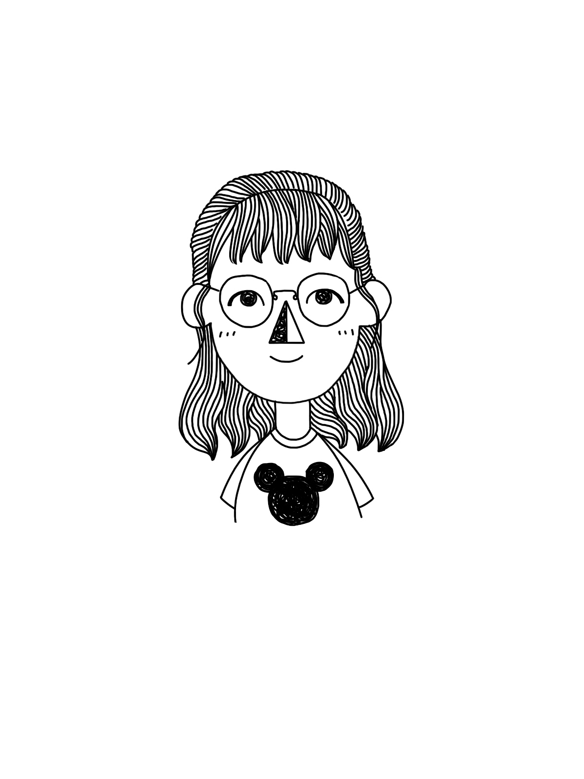 人物肖像卡通简笔画