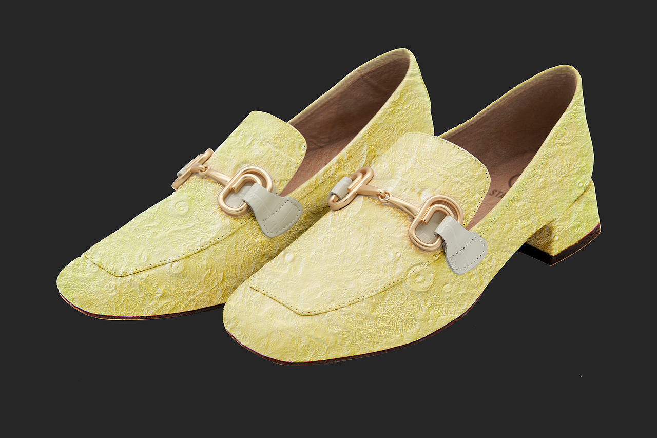 黄色奶油鞋（图ZMzA4NDgyMDQw） - 鞋履设计 - 站酷设计师Yoyo_0204原创素材 - 站酷ZCOOL