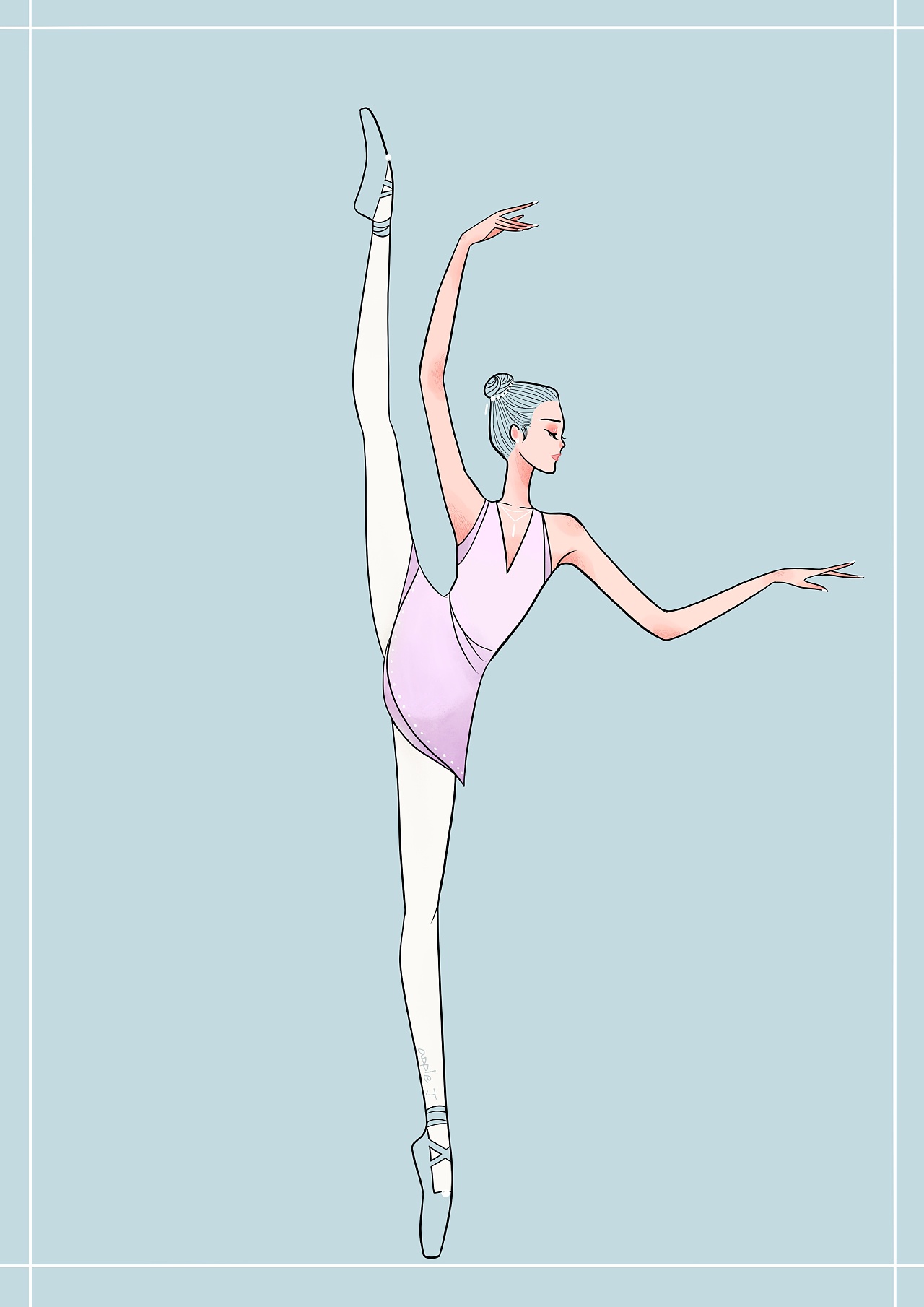 卡通芭蕾舞女孩图片素材-编号37553057-图行天下