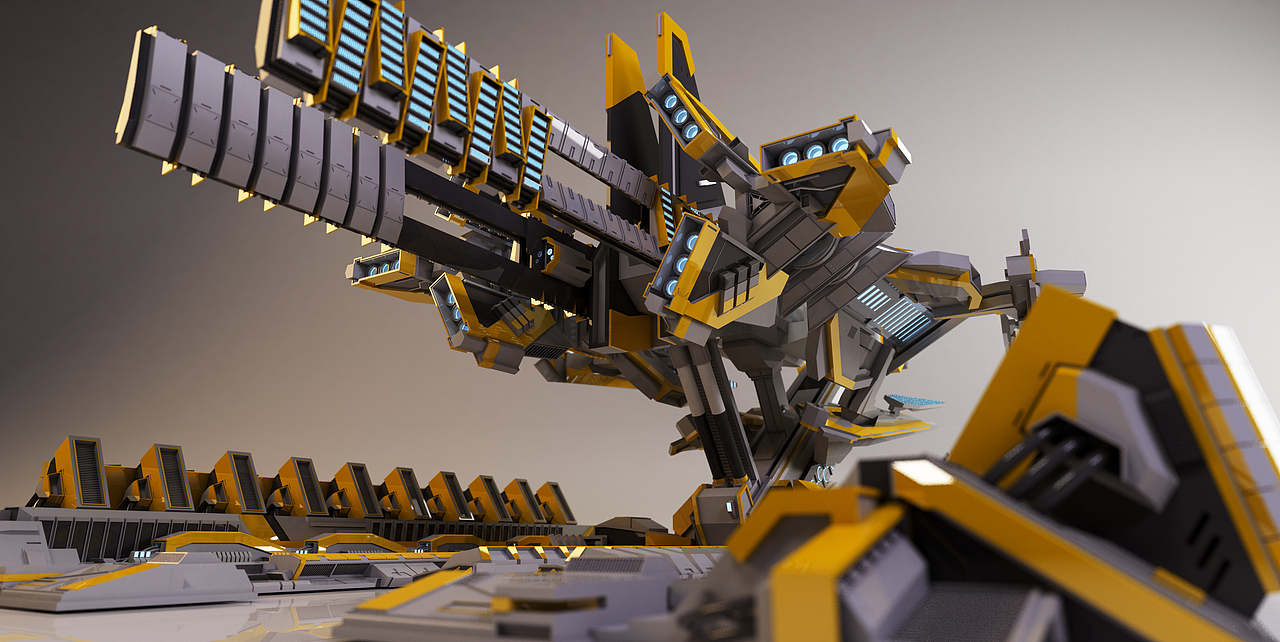 科幻光子炮设计（图ZODgzNDI2MDQ=） - 场景 - 站酷设计师三川sama原创素材 - 站酷ZCOOL