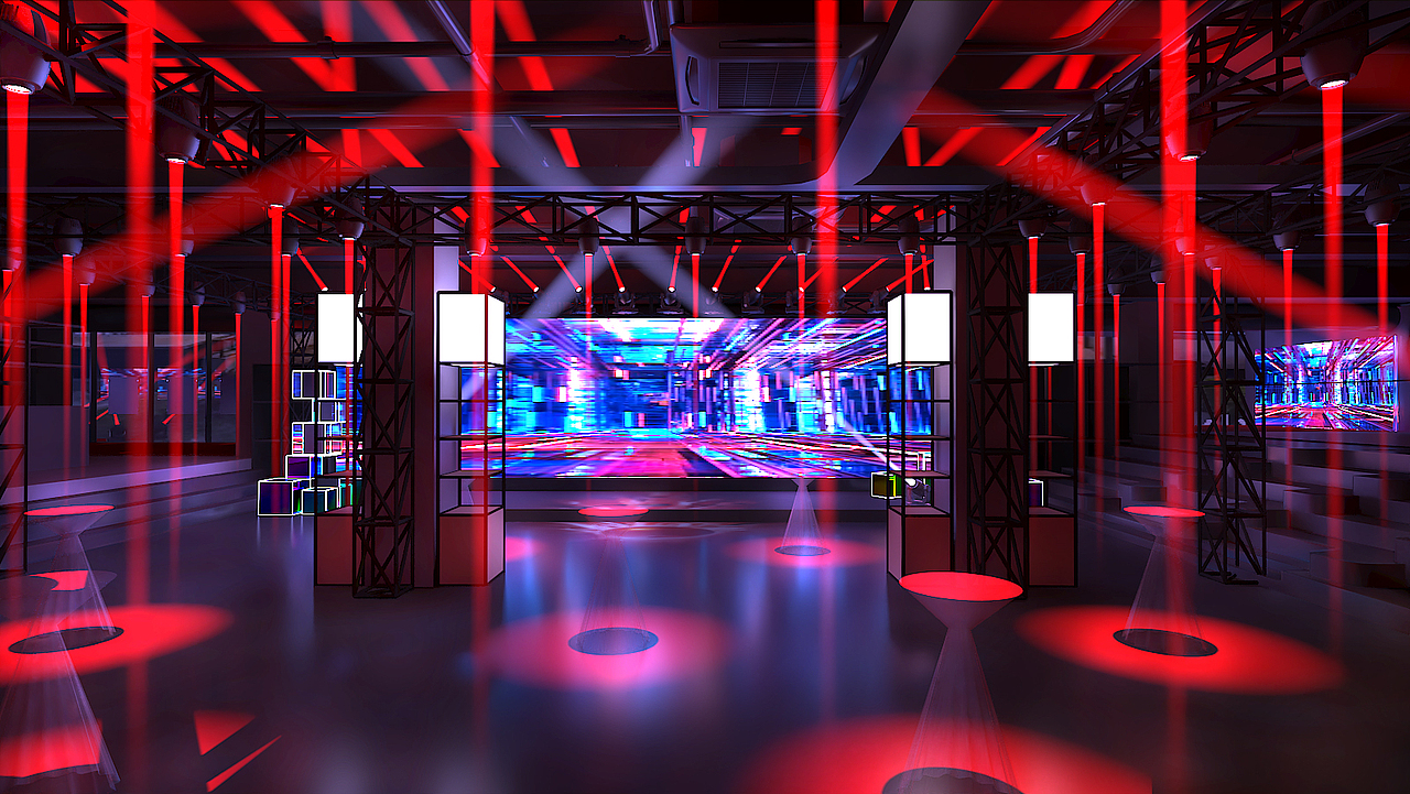 红色氛围作品展