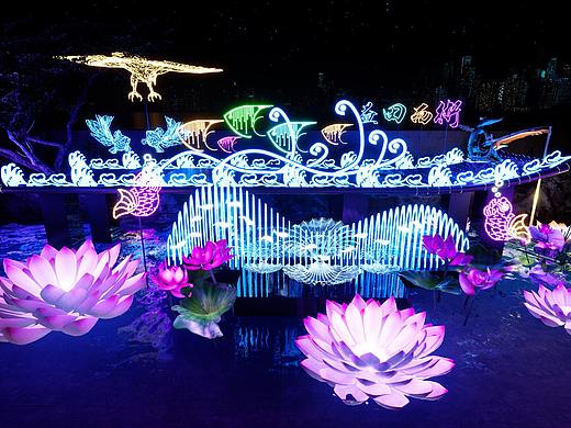 益田西街灯饰打造