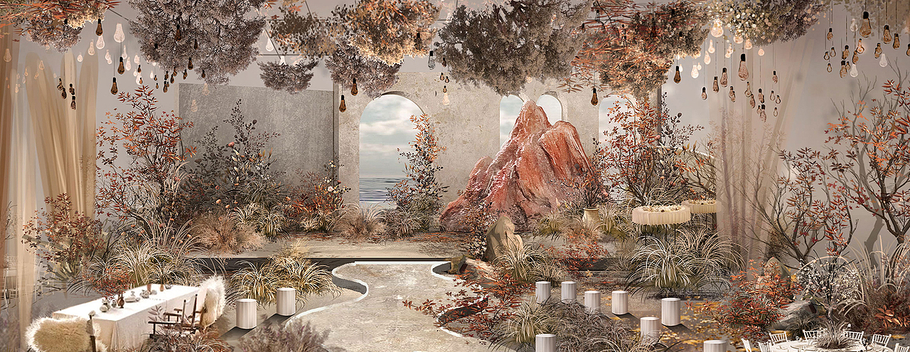 诧寂风摩洛哥风格婚礼设计案例分享