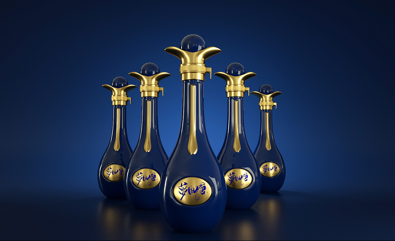 包装C4D网 张斌/ 第四期课程-精装酒包装案例