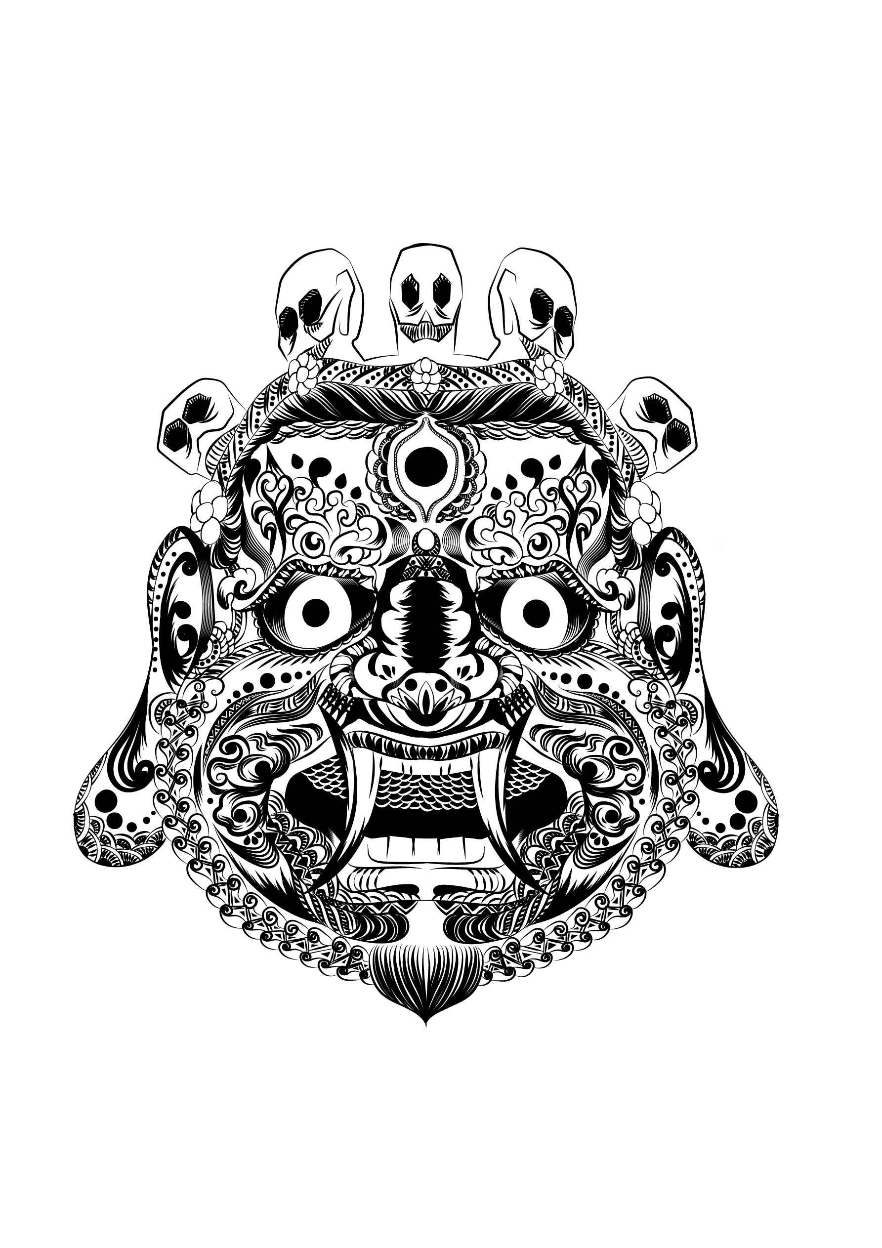 创意图案—年画娃娃