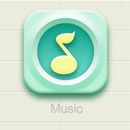 音乐图标一枚（图ZNTQ5MDA4MDQ=） - 图标 - 站酷设计师LoVe繁华落尽原创素材 - 站酷ZCOOL