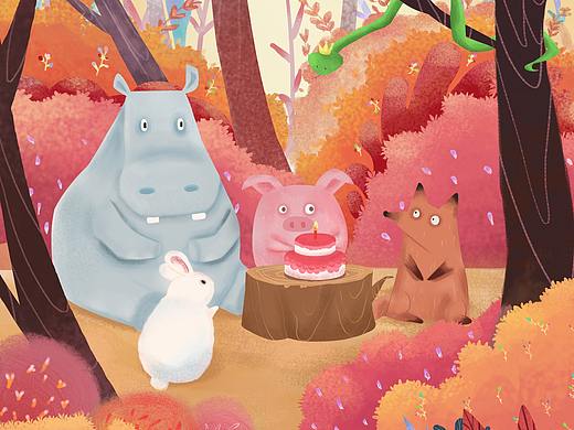 森（个人主页-ZMzc4MzM1NjQ=） - 儿童插画 - 站酷设计师李灵现原创素材 - 站酷ZCOOL