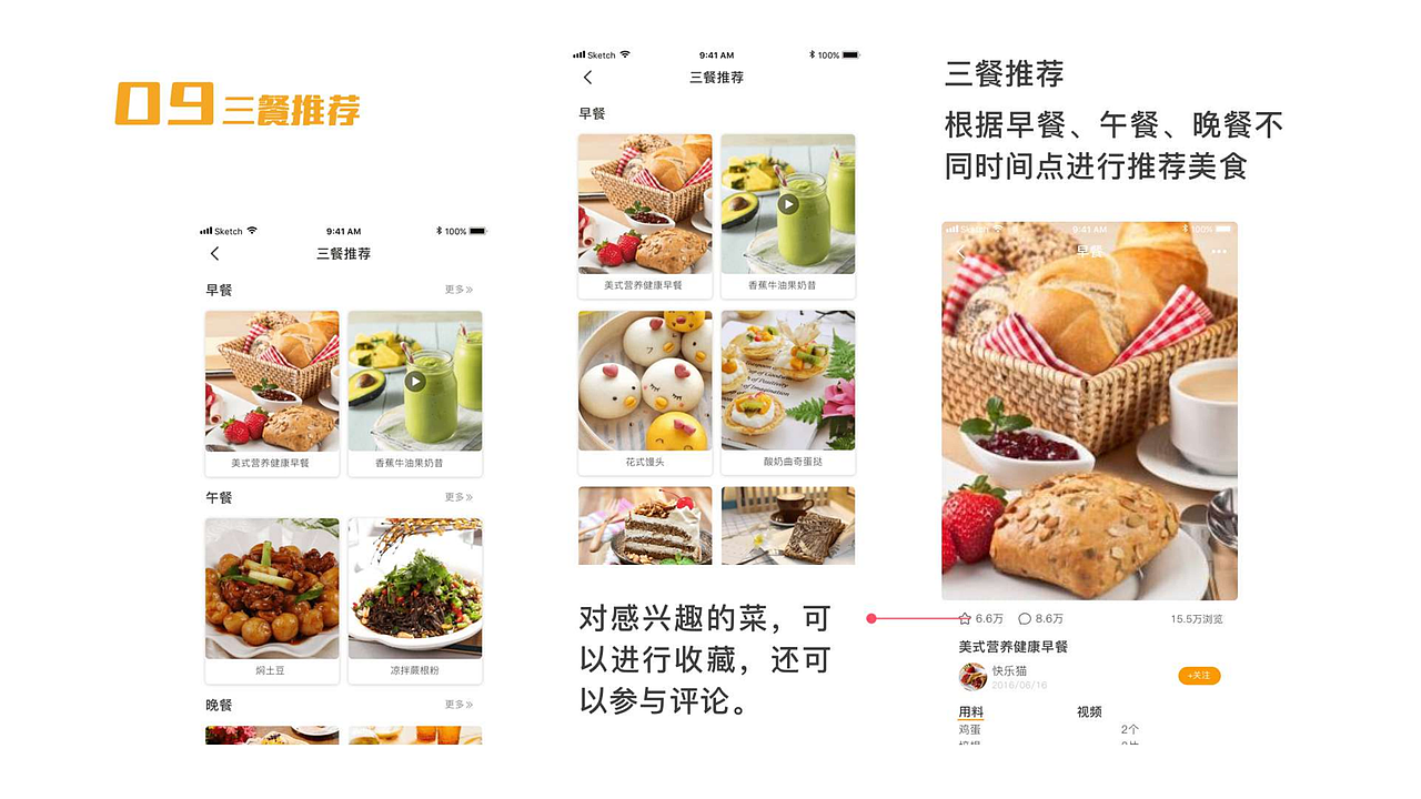 美食美客APP（圖ZMjAyMTQyNTgw） - APP界面 - 站酷設計師W_butterfly原創(chuàng)素材 - 站酷ZCOOL