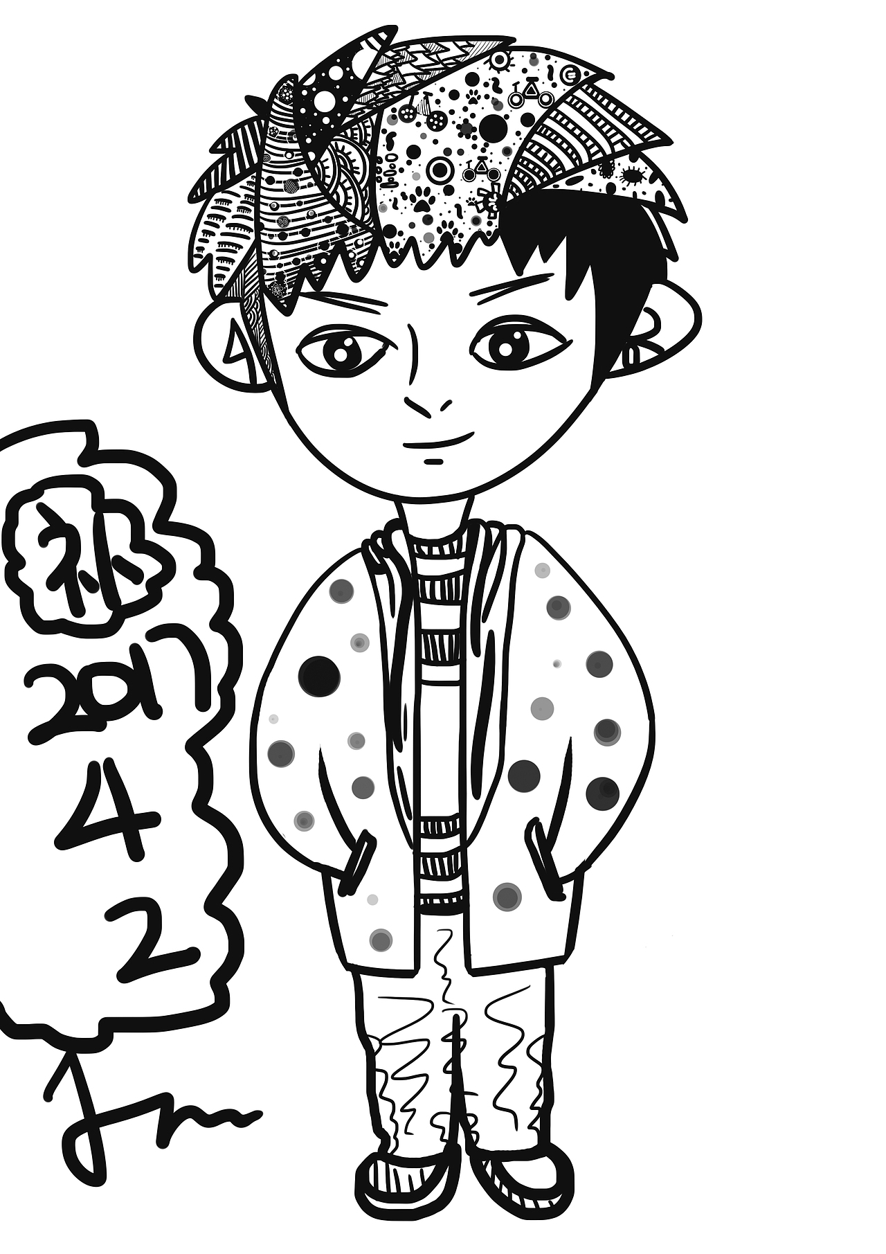 手绘插画日记练习