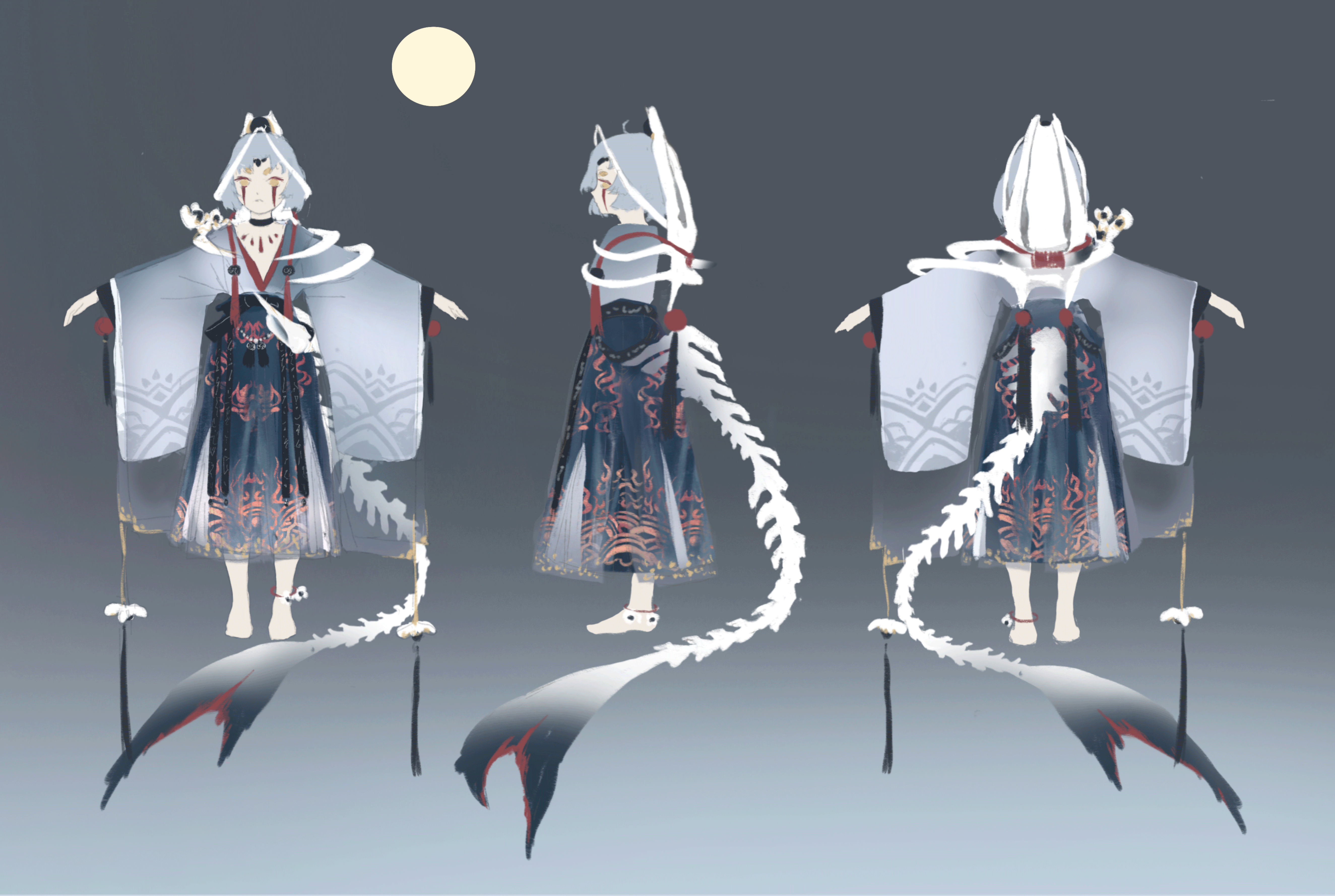 阴阳师——化鲸·月华浮梦(图ZMTg2Mjg2Njc2) - 商业插画 - 站酷设计师十号X原创素材 - 站酷ZCOOL