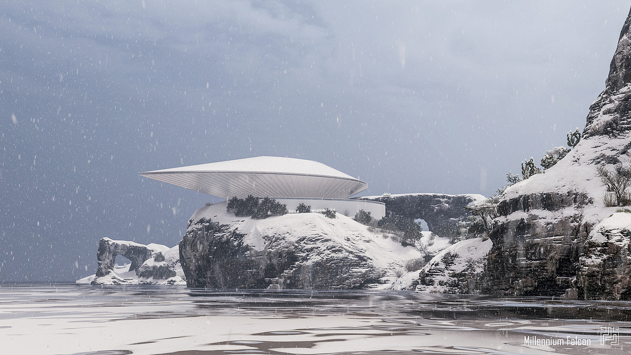 【LUMION 10】概念建筑#6 Millennium Falcon