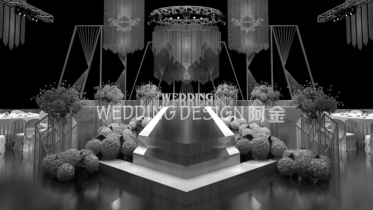 建模后开始黑白素描关系的处理