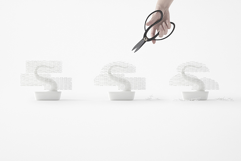 #nendo# grid-bonsai 网格盆景