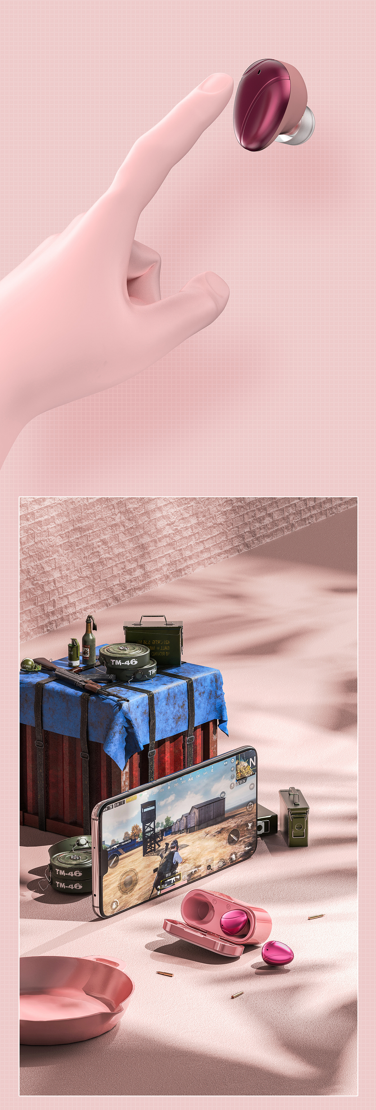 蓝牙耳机系列风格渲染（图ZMjAwNjQ5MjQ4） - 产品 - 站酷设计师阿飞_Vision原创素材 - 站酷ZCOOL
