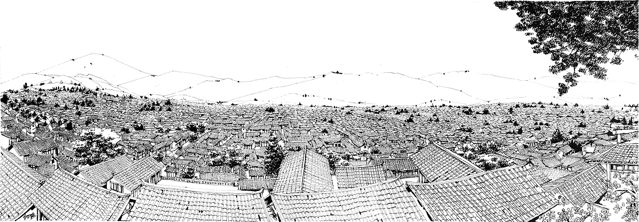 【上戰(zhàn)手繪作品分享】李萬海老師長圖創(chuàng)作（圖ZMjMyNTYxMzI0） - 藝術(shù)插畫 - 站酷設(shè)計師上戰(zhàn)創(chuàng)意手繪原創(chuàng)素材 - 站酷ZCOOL