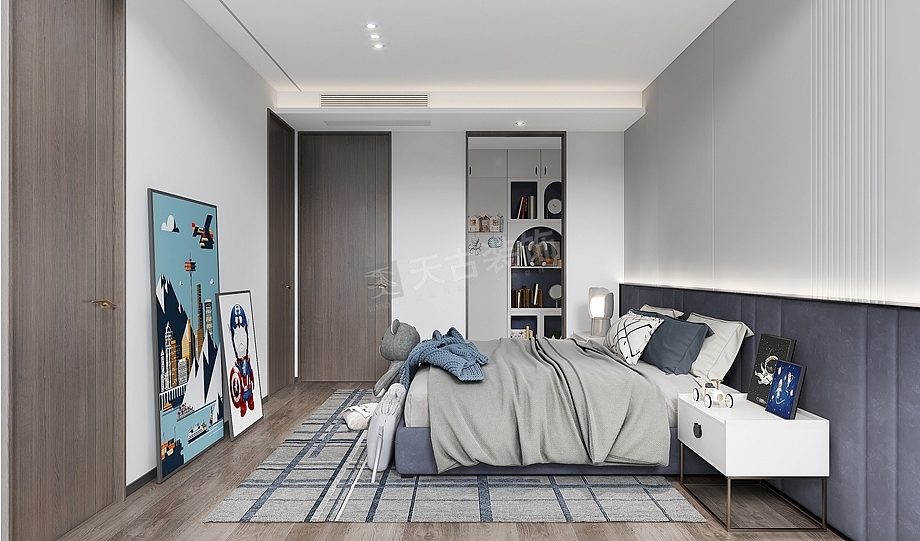 龙湖紫云台装修,现代简约风格,北碚天古装饰