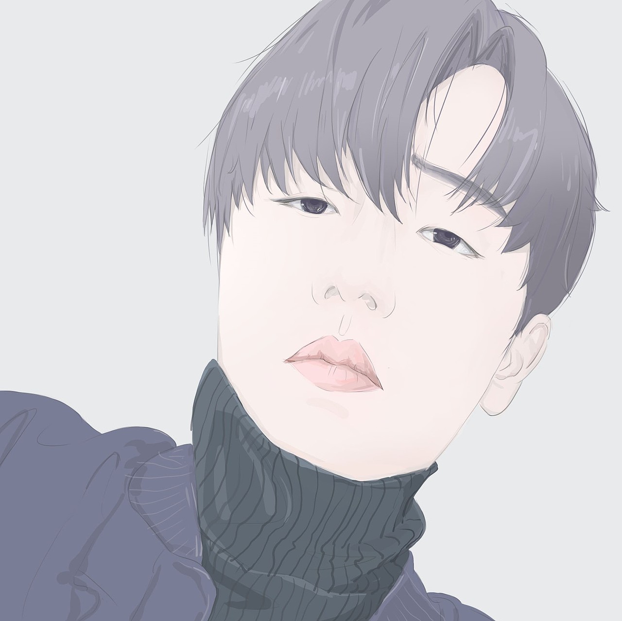 mic男团成员板绘头像练习