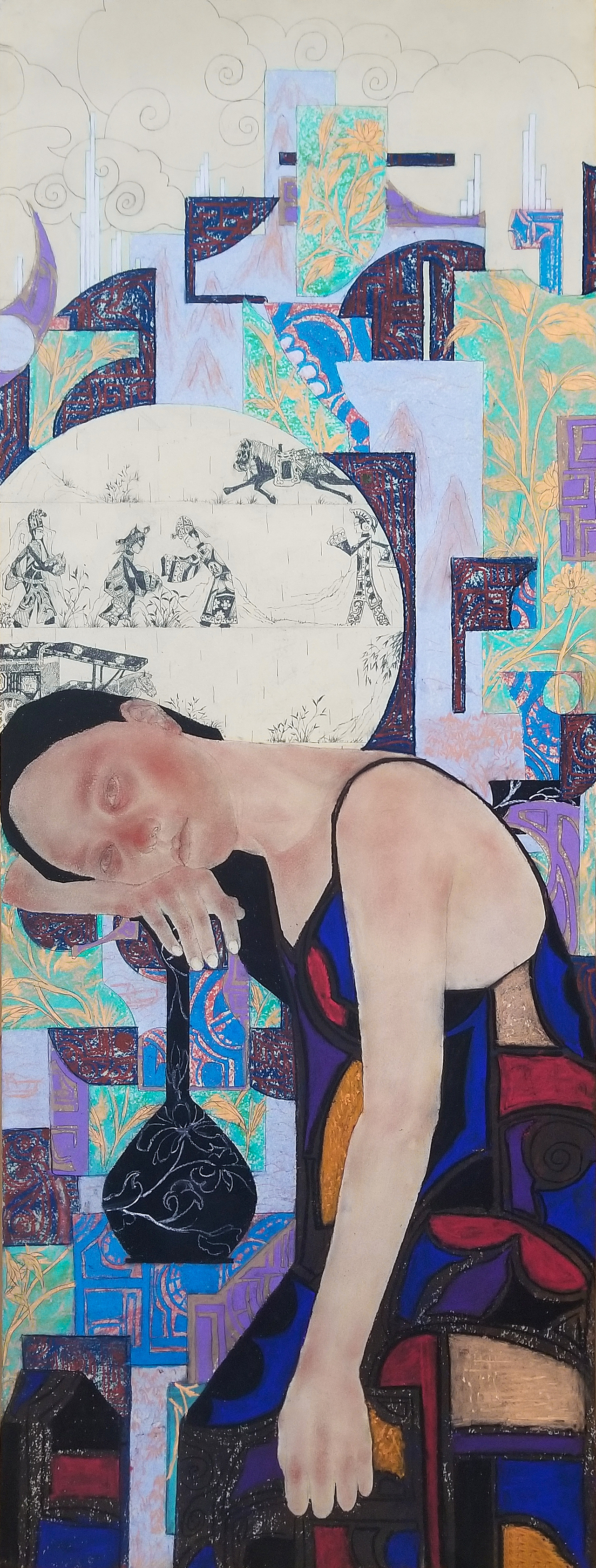 色粉画   <眸>系列