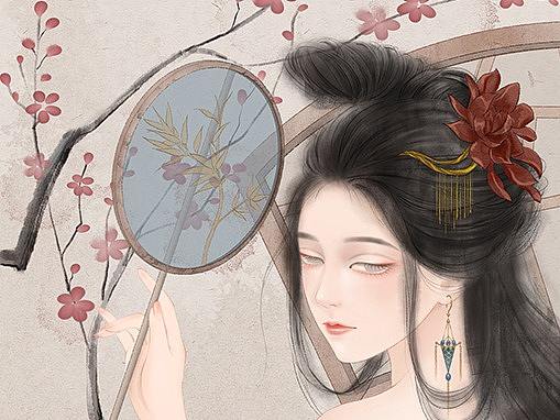 古风美人（个人主页-ZMzQ3MDY1NzY=） - 创作习作 - 站酷设计师青伊伊子原创素材 - 站酷ZCOOL