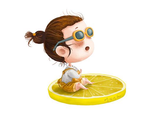 柠檬宝宝（个人主页-ZMzY4NzM3OTY=） - 儿童插画 - 站酷设计师独角Su原创素材 - 站酷ZCOOL