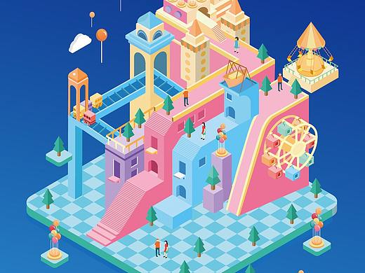 2.5D插画设计（个人主页-ZMzk5Mjk5MjA=） - 品牌 - 站酷设计师指尖划过zsx原创素材 - 站酷ZCOOL