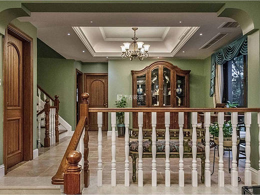 龙湖东桥郡装修实景赏析丨美式风格别墅设计图