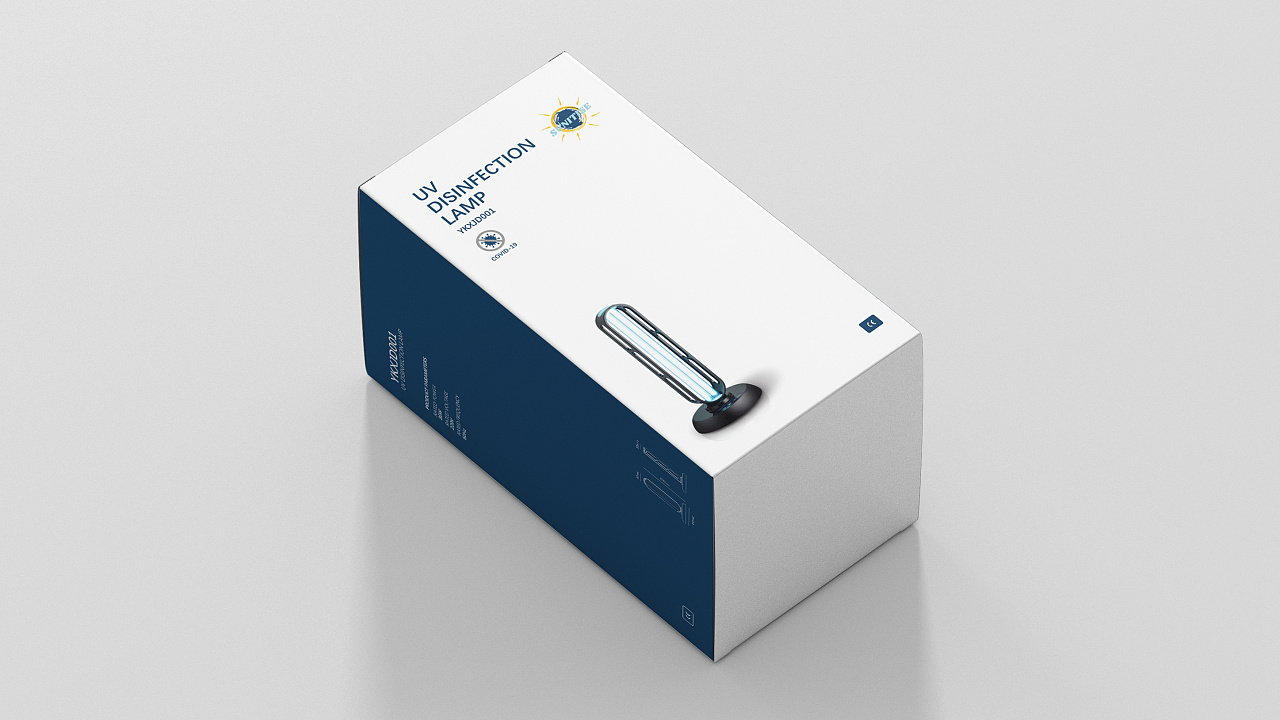消毒灯英文版包装