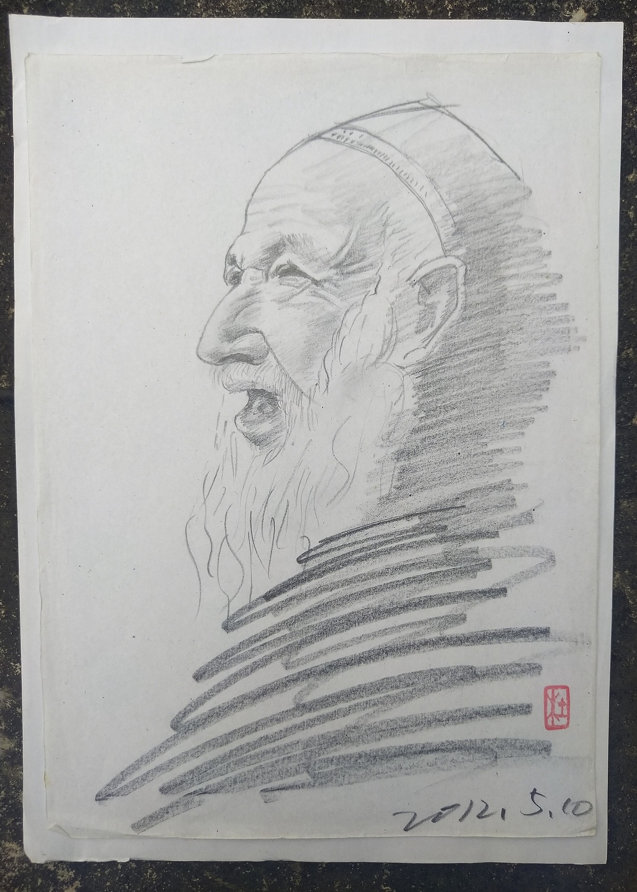 阿杜速写阿杜手绘速写肖像画大师速写艺术