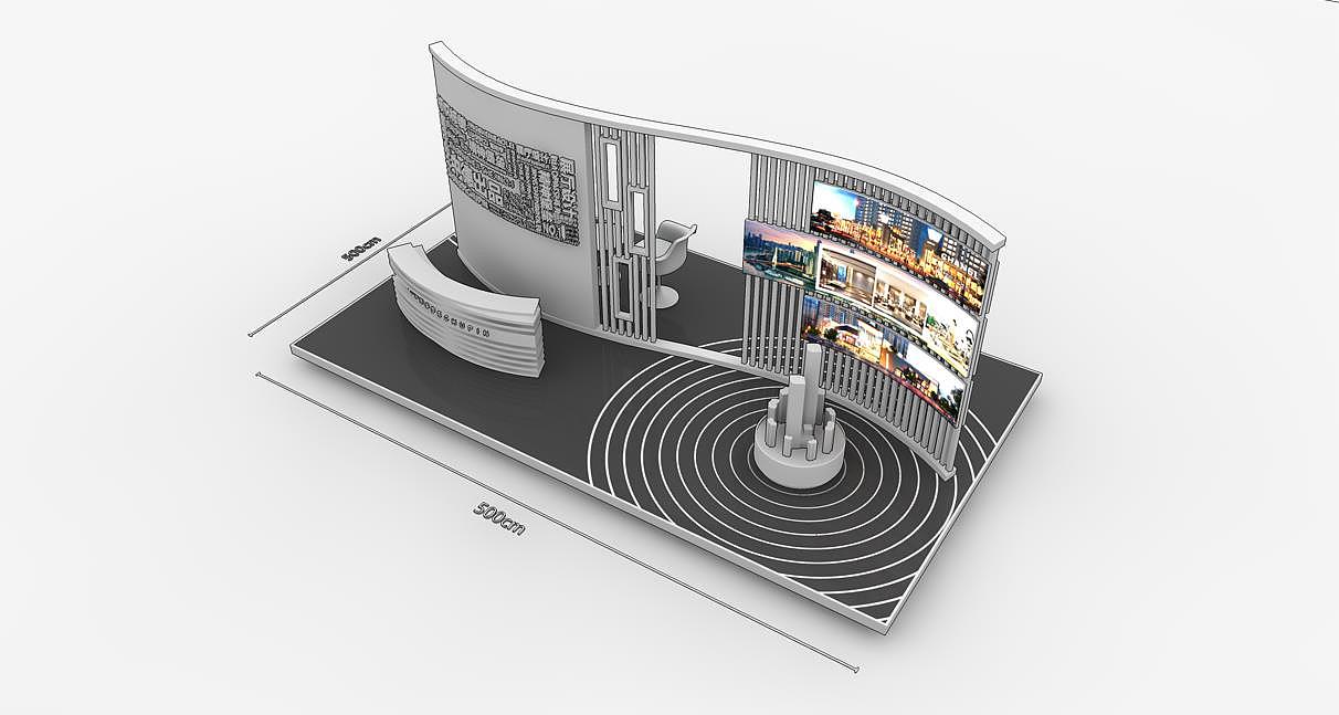 地产展厅设计渲染