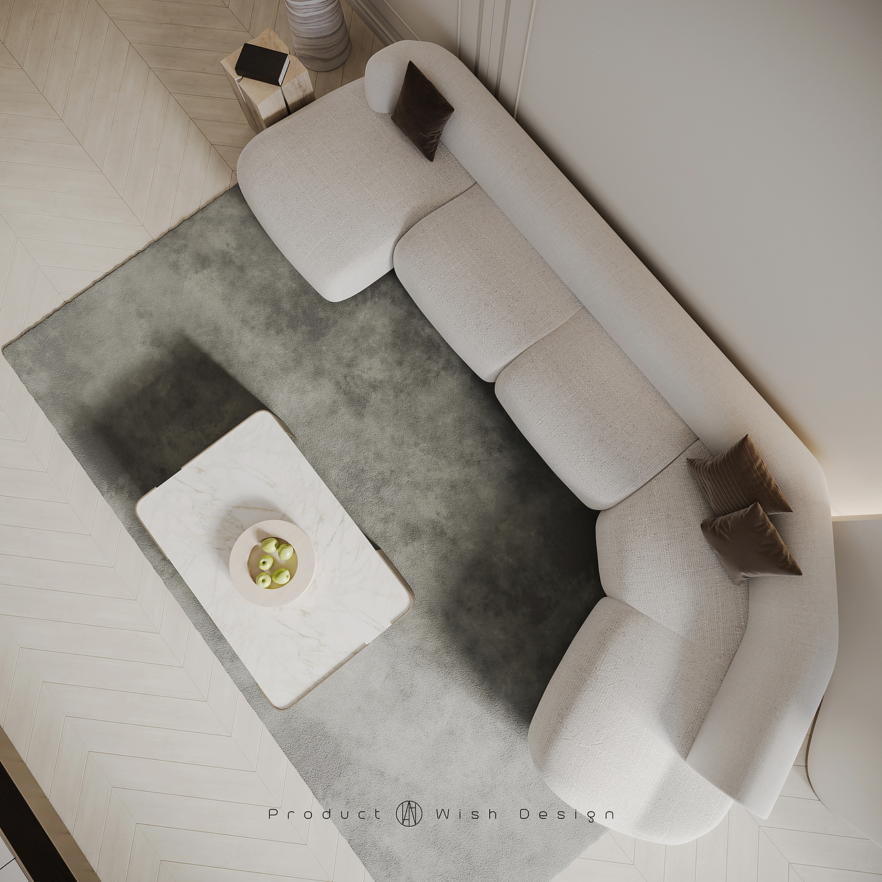 Romance in Apr. 现代&法式效果渲染