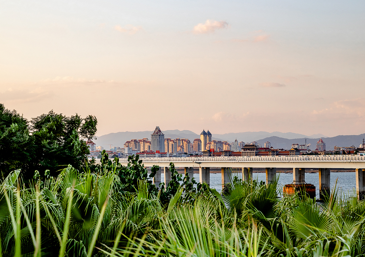 厦门大桥傍晚~风光摄影